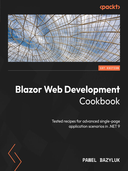 Cover image for Blazor Web Development Cookbook